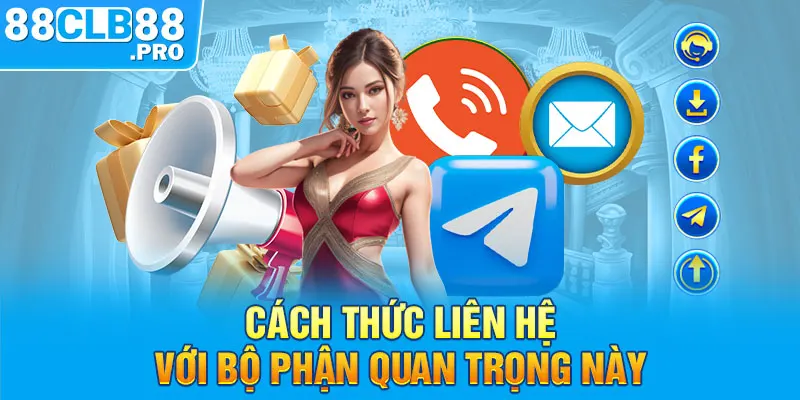 Cách thức liên hệ với bộ phận quan trọng này