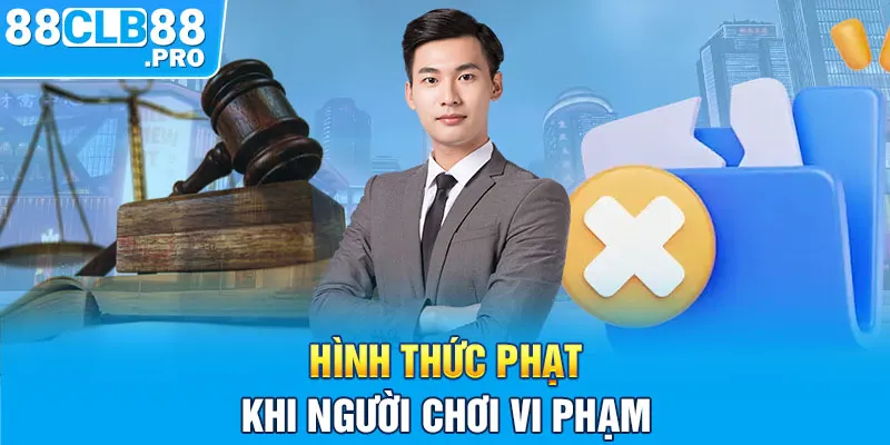 Hình thức phạt khi người chơi vi phạm